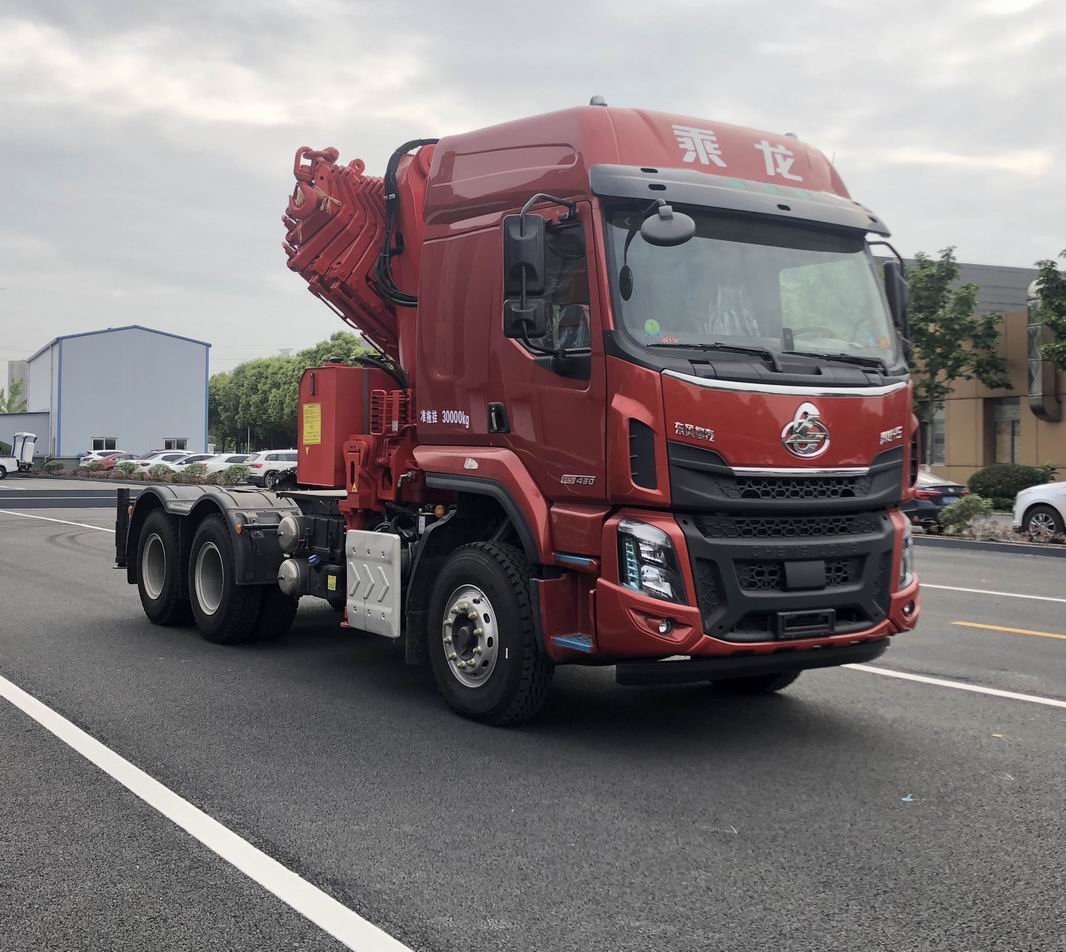 乘龍牌LZ5255JQQH5DC1隨車式起重牽引運(yùn)輸車公告圖片