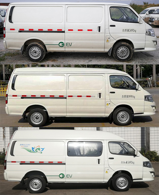 金旅牌XML5036XXYEVJ01純電動(dòng)廂式運(yùn)輸車公告圖片