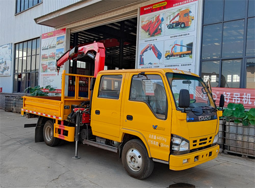 神百重工牌ABC5041JSQQL6隨車起重運輸車公告圖片