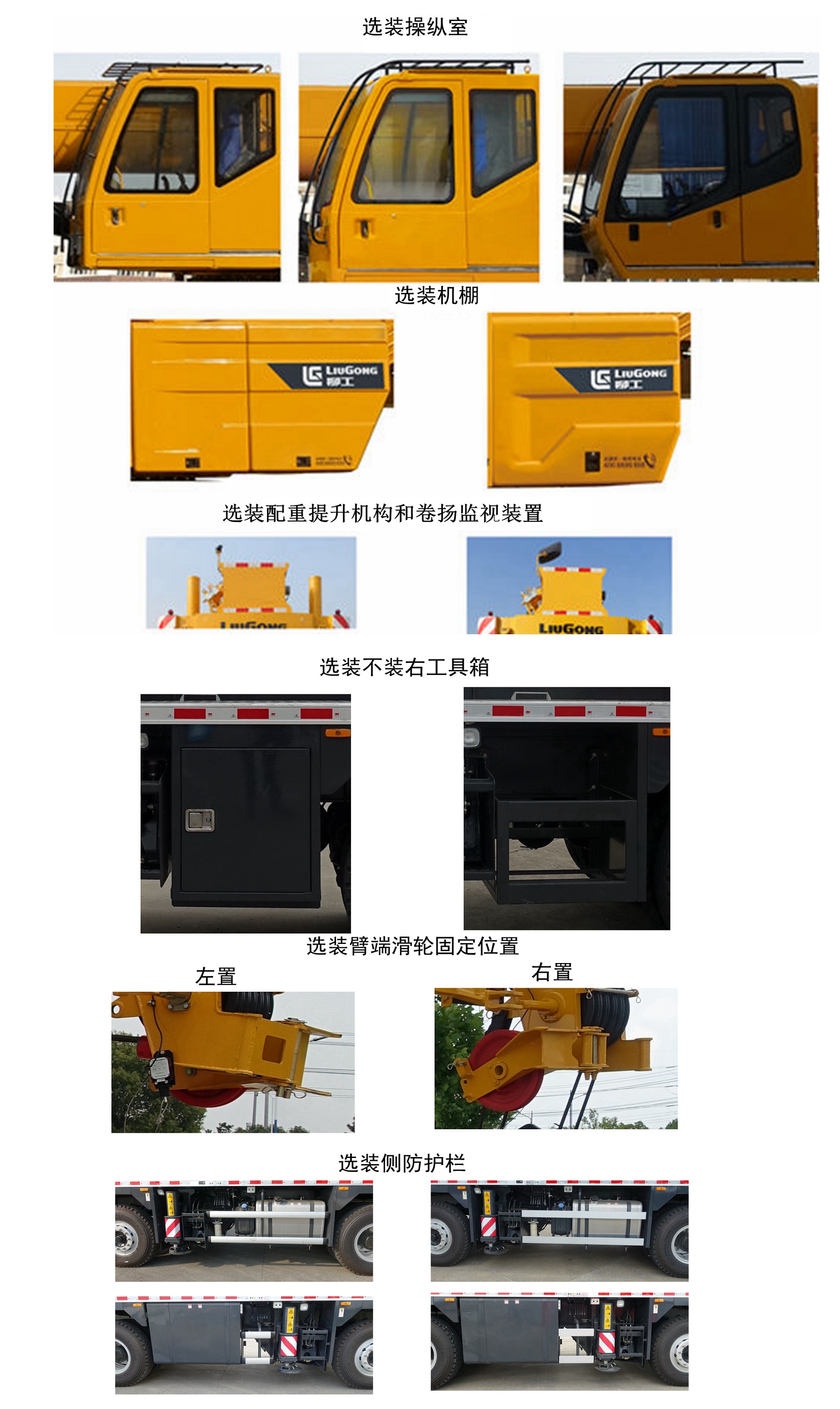 柳工牌CLG5410JQZ40汽车起重机公告图片