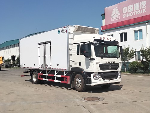 綠葉牌JYJ5187XLCF1冷藏車(chē)公告圖片