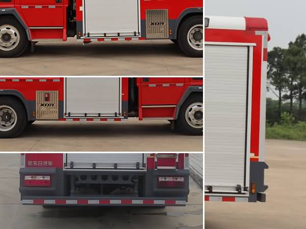 新東日牌YZR5140GXFPM60/B6泡沫消防車(chē)公告圖片