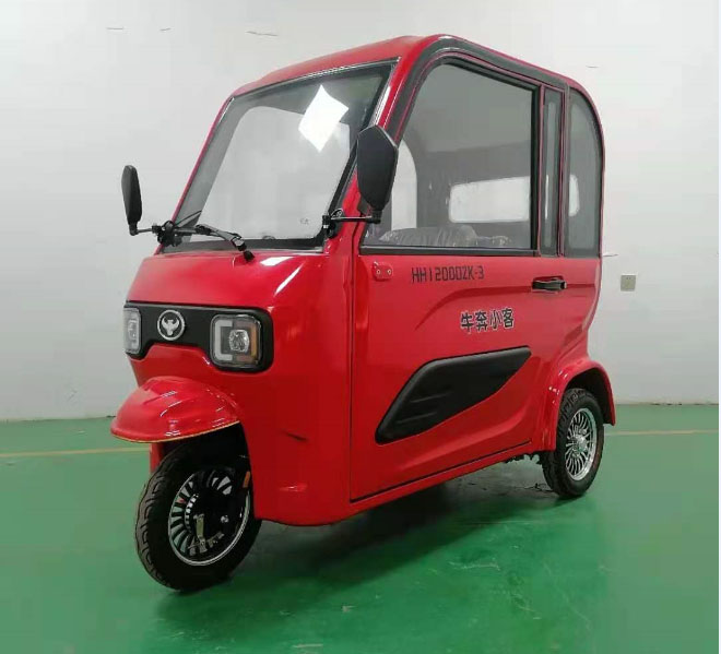 牛奔小客牌HH1200DZK-3电动正三轮摩托车图片