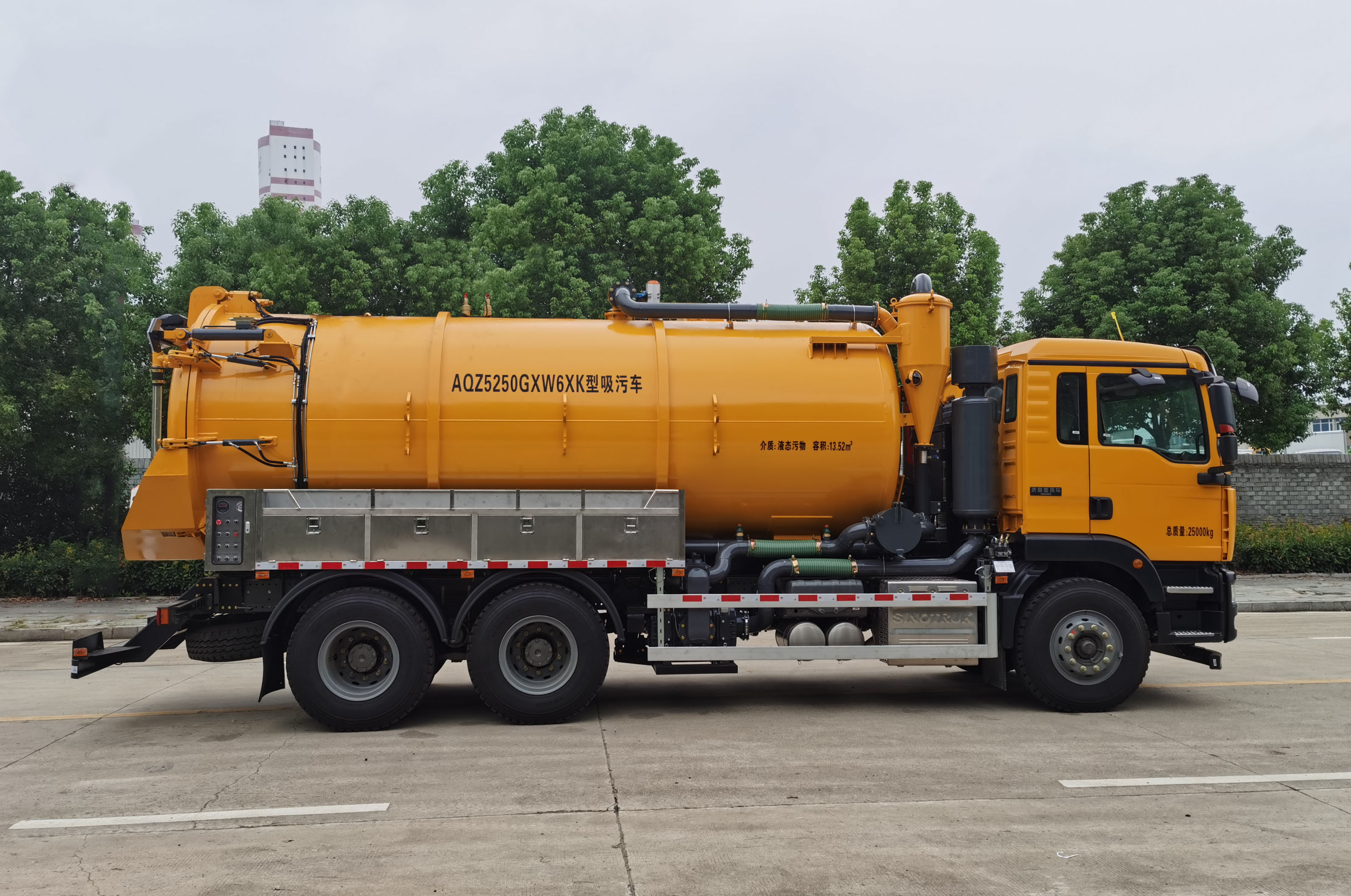 安奇正牌AQZ5250GXW6XK吸污車公告圖片