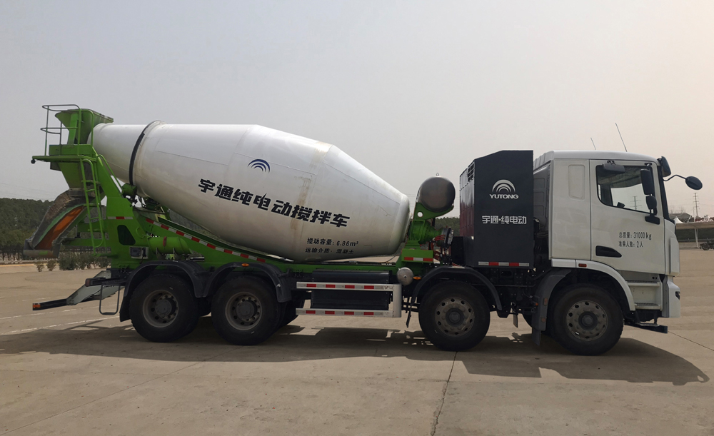 宇通牌ZKH5310GJBP6BEV6纯电动混凝土搅拌运输车公告图片