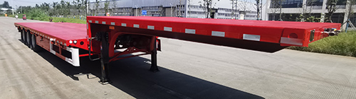 安川科技牌13.8米34.1吨3轴低平板半挂车(HCN9400TDP)