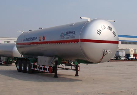盛润牌13米29.4吨3轴液化气体运输半挂车(SKW9404GYQ)