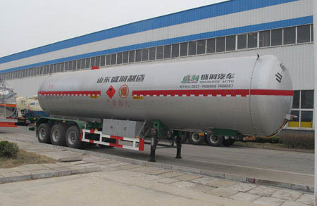 盛润牌13米25.1吨3轴液化气体运输半挂车(SKW9407GYQ)
