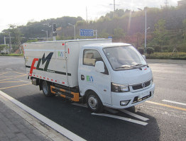 纯电动密闭式桶装垃圾车