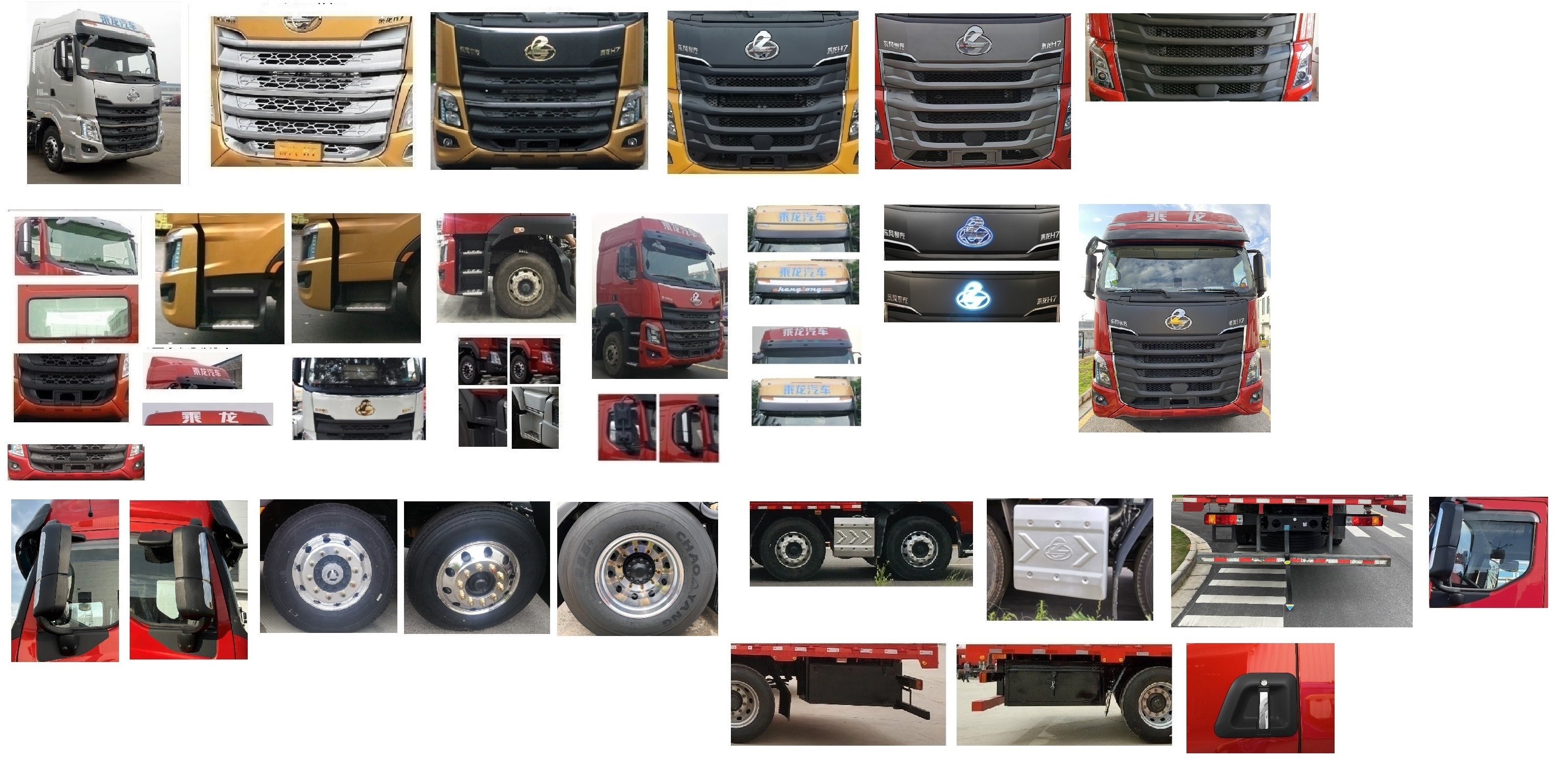 乘龍牌LZ5311CCQH7FC1畜禽運(yùn)輸車公告圖片