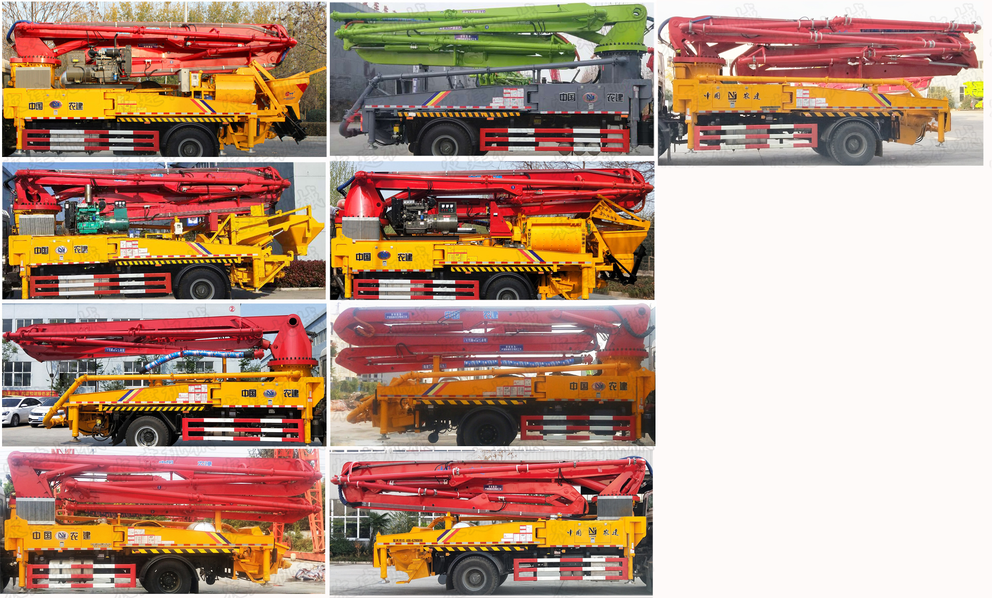 農(nóng)建機械牌XNJ5231THB混凝土泵車公告圖片