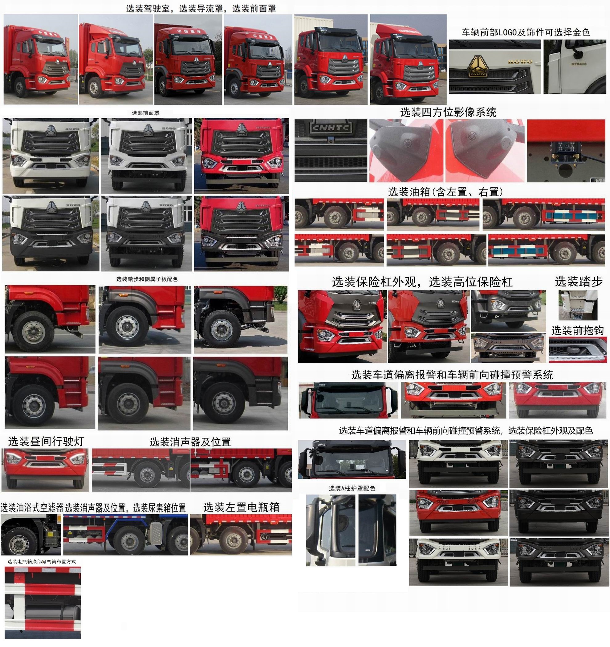 豪沃牌ZZ5257CCYN43CJF1倉(cāng)柵式運(yùn)輸車(chē)公告圖片