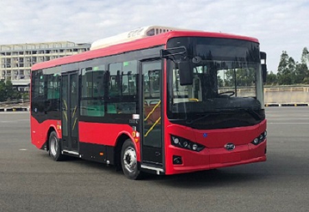 比亚迪牌BYD6810B3EV5纯电动城市客车公告图片