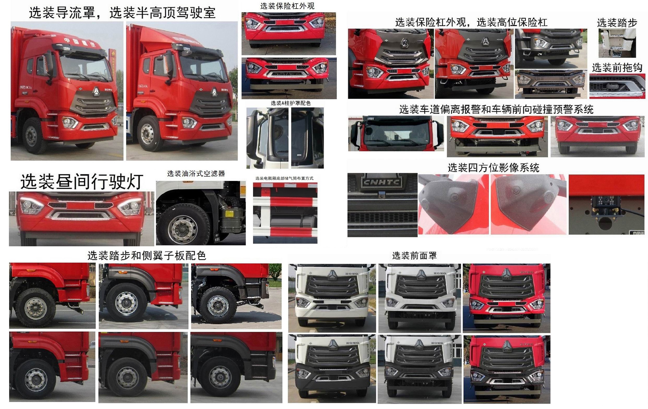 豪沃牌ZZ5257XXYN56CJF1L廂式運(yùn)輸車公告圖片