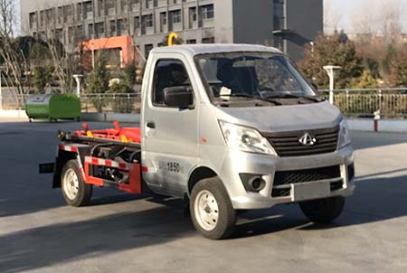 帝王环卫牌HDW5022ZXXS6车厢可卸式垃圾车公告图片