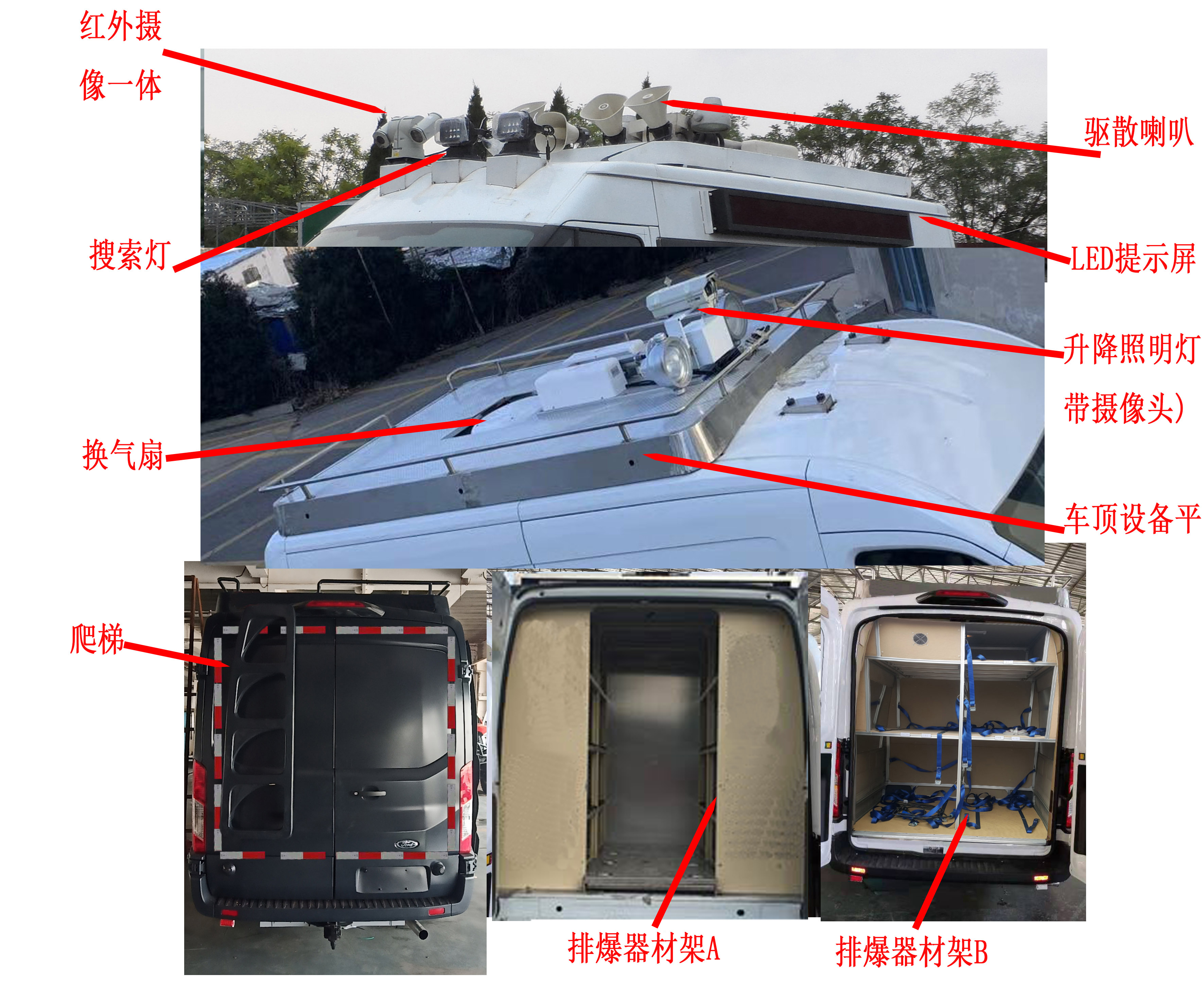 巧阁牌GHM5040XPB排爆器材运输车公告图片