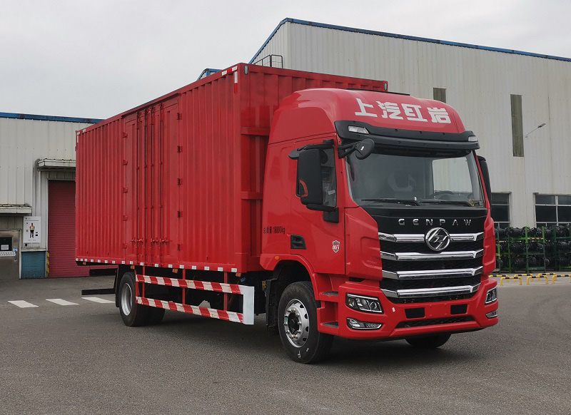 紅巖牌CQ5187XXYEY05581J廂式運(yùn)輸車公告圖片