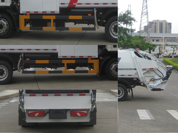 福龍馬牌FLM5120ZYSBYBEV純電動壓縮式垃圾車公告圖片