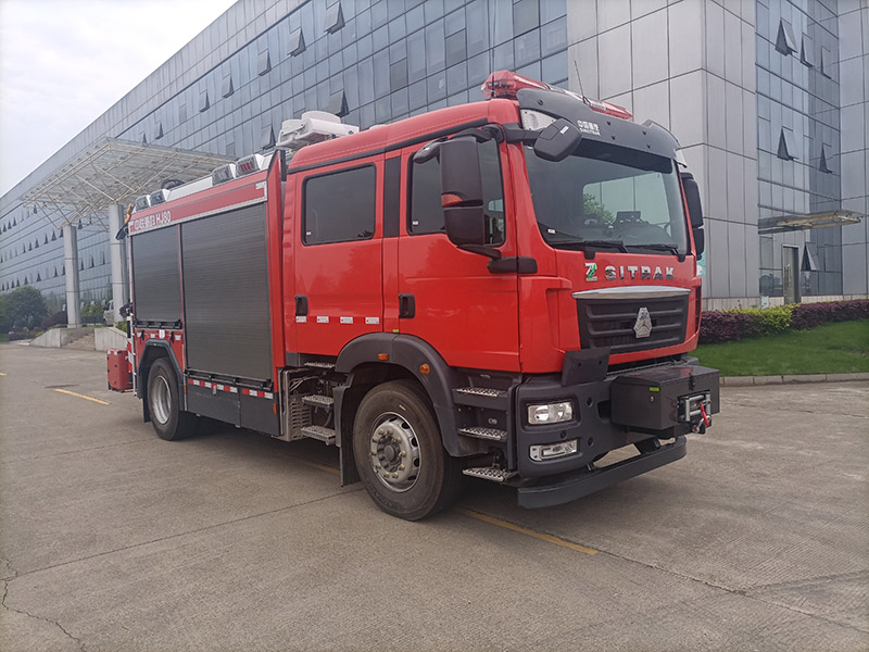 中联牌ZLF5150TXFHJ80化学救援消防车