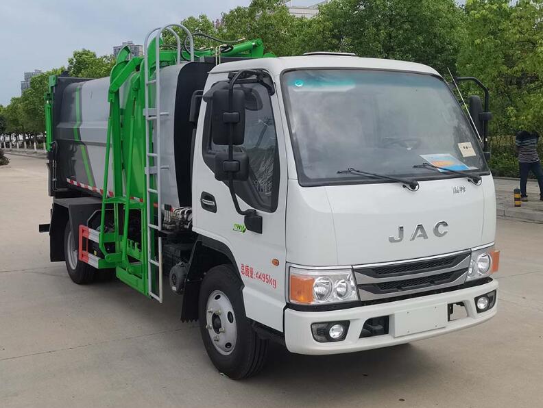 楚飞牌CLQ5040ZZZ6HFCL自装卸式垃圾车公告图片