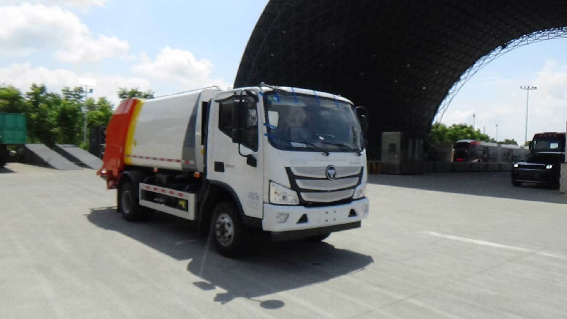 深高蓝德牌DZH5081ZYSBJE6压缩式垃圾车