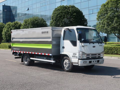 中聯(lián)牌ZBH5040XTYQLBEV純電動(dòng)密閉式桶裝垃圾車公告圖片