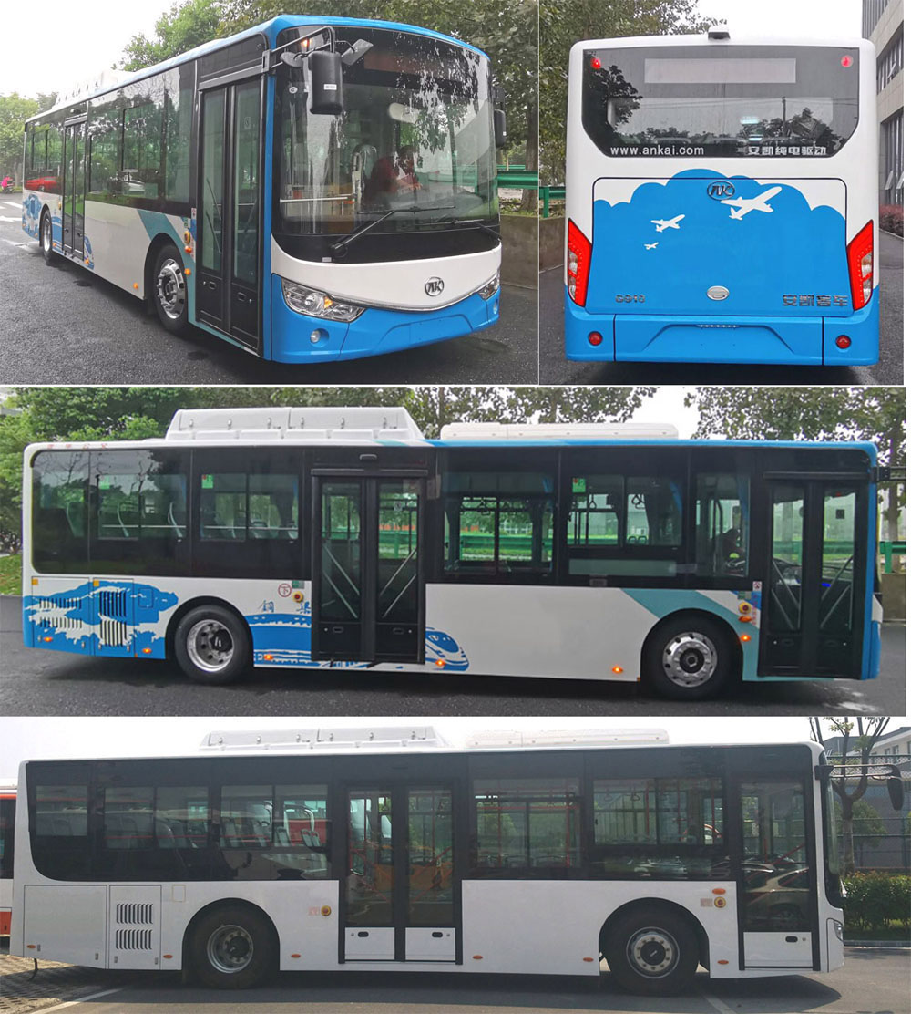 安凯牌HFF6101G9EV21纯电动低入口城市客车公告图片