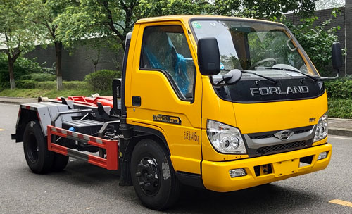 福田牌BJ5045ZXX7JBA-02車廂可卸式垃圾車公告圖片