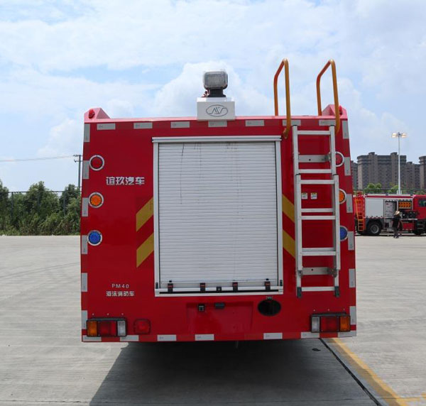 誼玖牌GJF5100GXFPM40泡沫消防車公告圖片