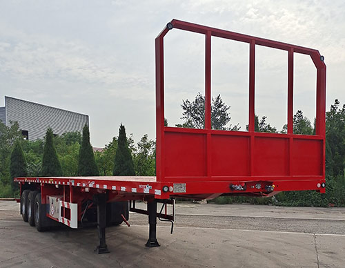 威龙兴达牌13米34.5吨3轴平板运输半挂车(CXS9400TPB)