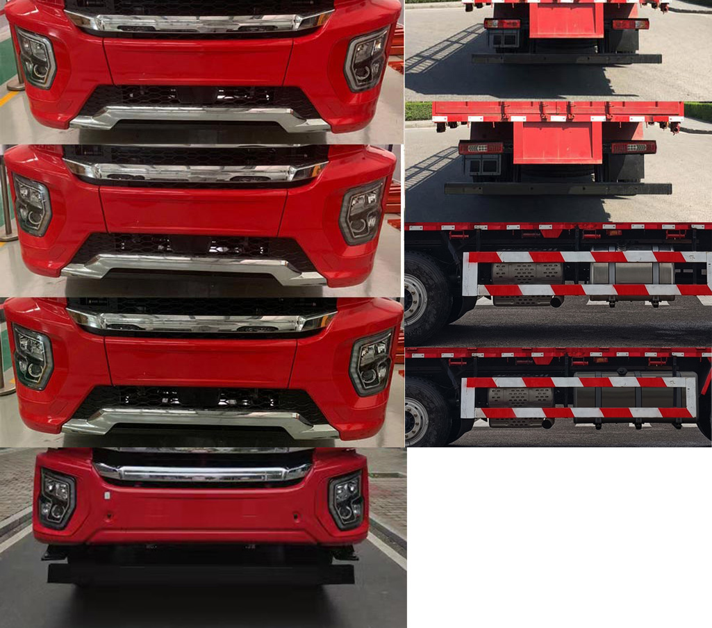 紅巖牌CQ5317CCYSV11446H倉柵式運(yùn)輸車公告圖片