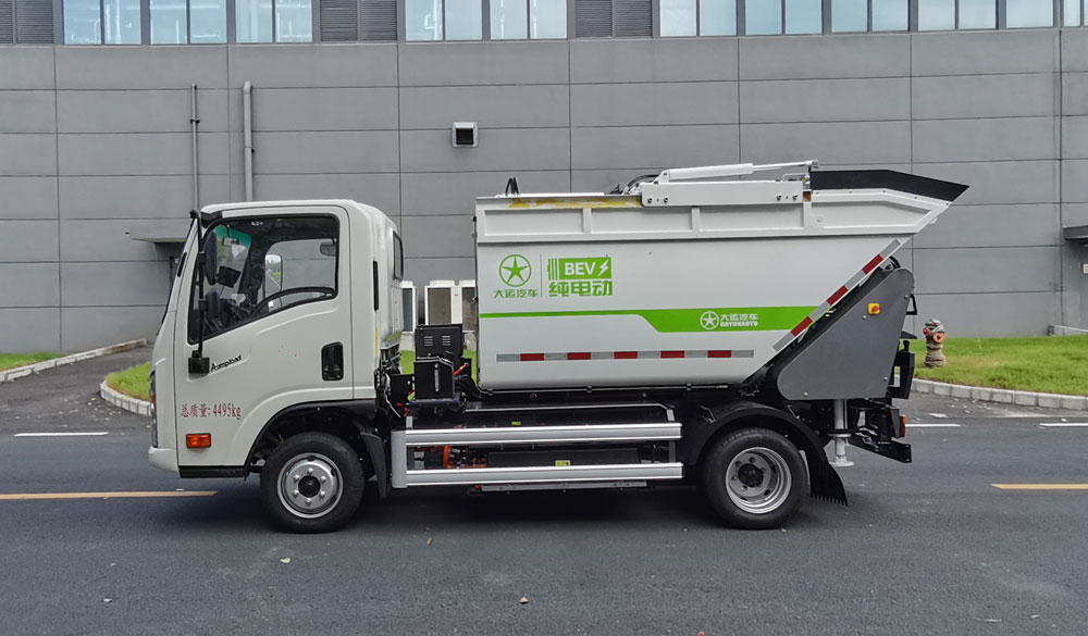 大运牌CGC5045ZZZBEV1Z1纯电动自装卸式垃圾车公告图片