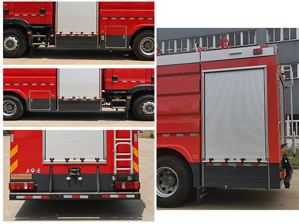 五岳牌TAZ5196GXFPM80泡沫消防车公告图片