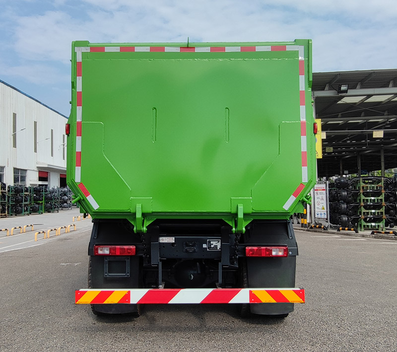 紅巖牌CQ5317ZLJEV11256自卸式垃圾車(chē)公告圖片