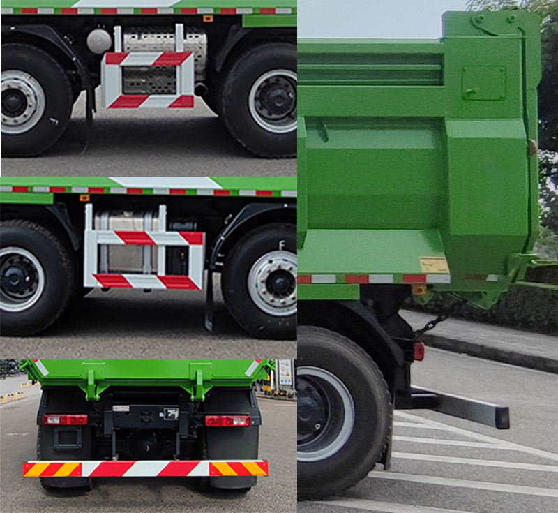 紅巖牌CQ5317ZLJEV11256自卸式垃圾車(chē)公告圖片