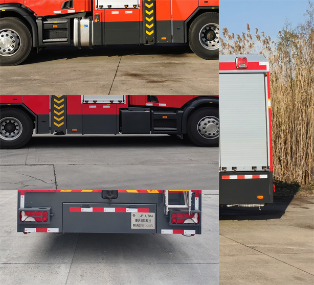 捷達(dá)消防牌SJD5321JXFJP18/SKA舉高噴射消防車(chē)公告圖片