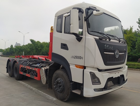 程力威牌CLW5250ZXX6JL車廂可卸式垃圾車公告圖片