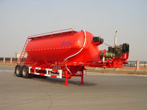 通华牌11.3米25.2吨2轴粉粒物料运输半挂车(THT9341GFL)