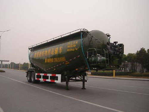 中集牌12.1米25.1吨2轴低密度粉粒物料运输半挂车(ZJV9353GFLTH)