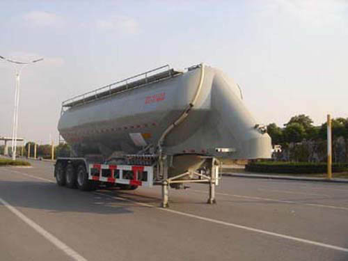 中集牌12.8米30.5吨3轴低密度粉粒物料运输半挂车(ZJV9408GFLTH)