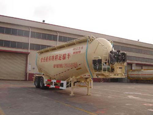 中集牌11米25.8吨2轴低密度粉粒物料运输半挂车(ZJV9352GFLTH)
