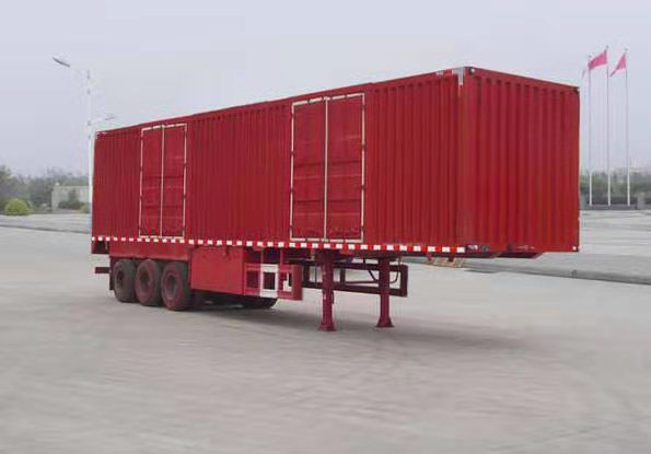大运牌11.5米33.5吨3轴厢式运输半挂车(DYX9400XXY358)
