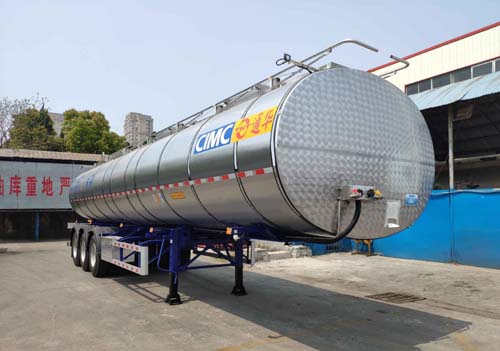 通华牌12.4米30.9吨3轴液态食品运输半挂车(THT9400GYS)