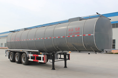 景阳岗牌12.2米33吨3轴铝合金液态食品运输半挂车(SFL9401GYS)