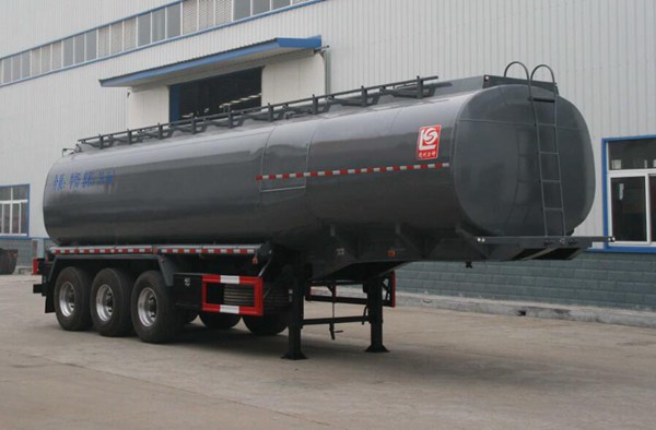 醒狮牌11.2米31吨3轴鲜奶运输半挂车(SLS9400GNY)