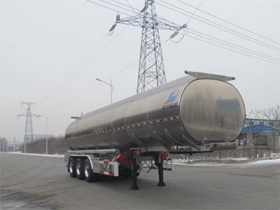 陆平机器牌11.6米32.8吨3轴铝合金食用油运输半挂车(LPC9400GSYS)