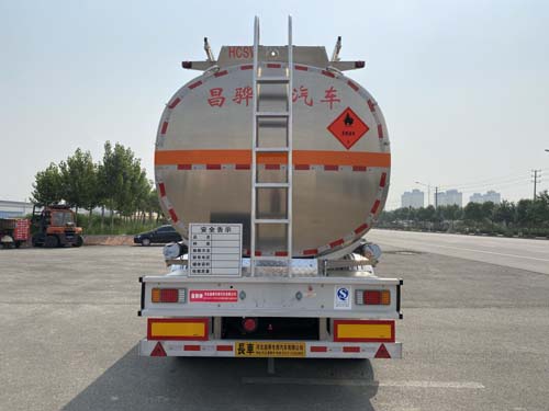 昌骅牌HCH9406GRY43铝合金易燃液体罐式运输半挂车公告图片