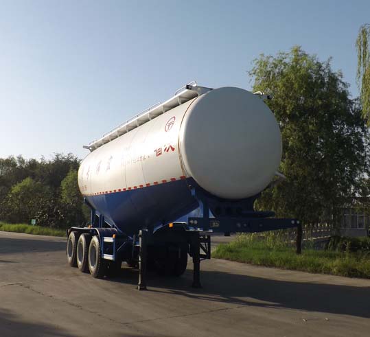 智沃牌9.6米33.2吨3轴中密度粉粒物料运输半挂车(LHW9401GFL)