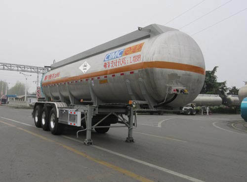 通华牌10米33.4吨3轴毒性和感染性物品罐式运输半挂车(THT9400GDGB)