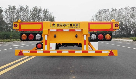 广大鸿远牌GHY9351TJZ集装箱运输半挂车公告图片